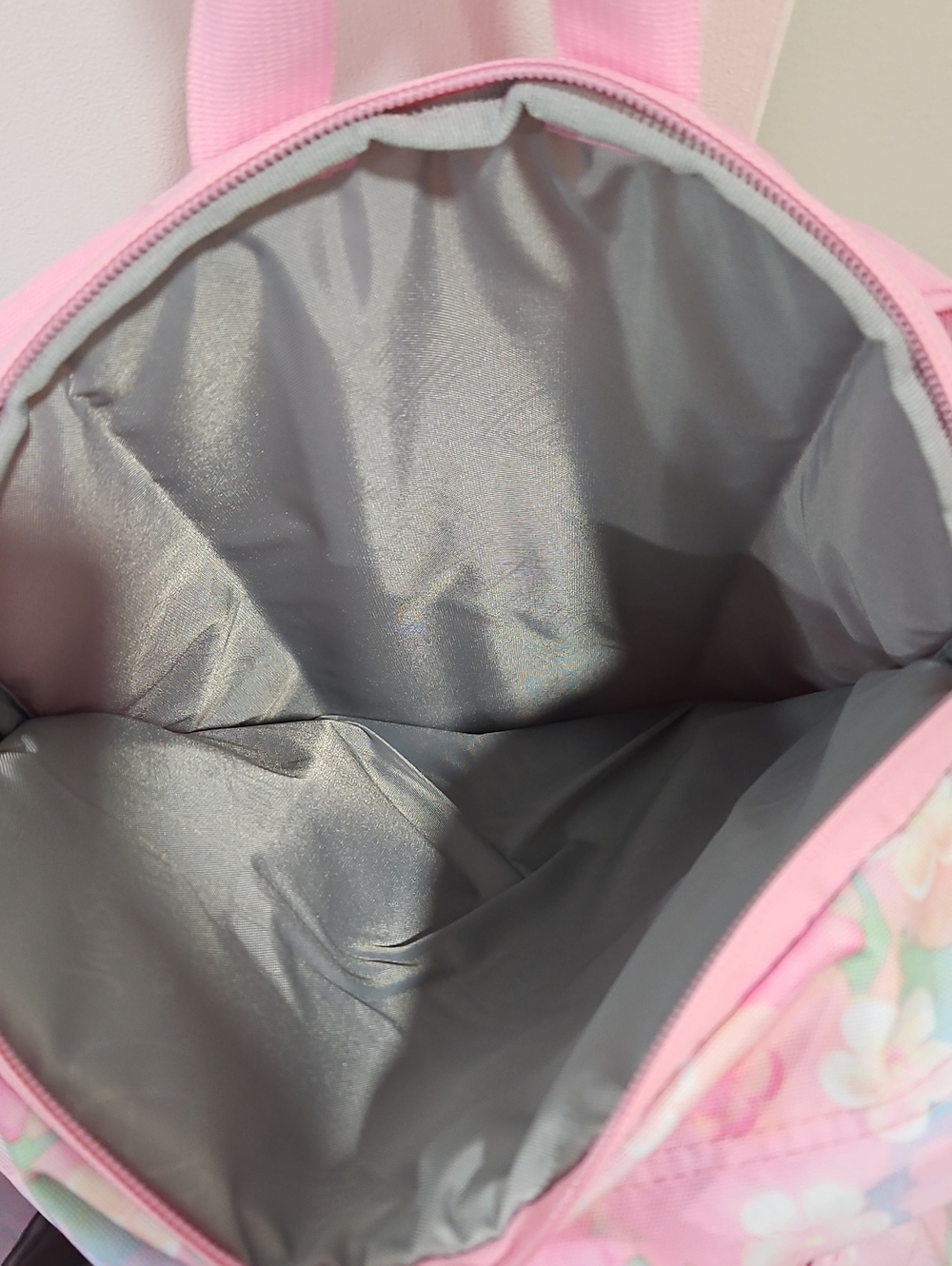 Jansport Big Student Backpack Pink Flowers - Picture 9 of 13